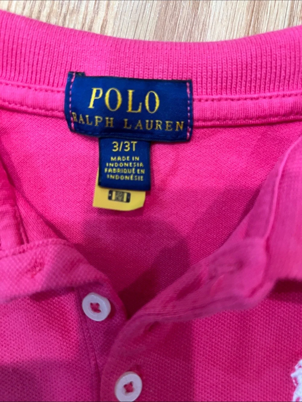 Ralph Lauren Hot Pink Toddler Girl Polo